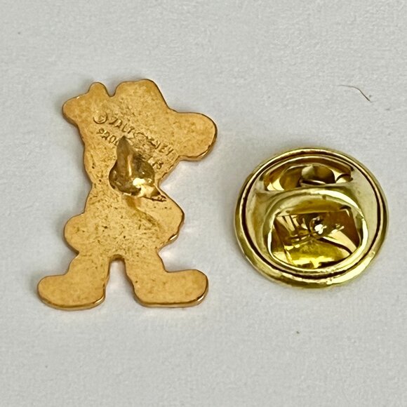 Vintage Walt Disney Productions Santa Mickey Mouse Christmas Pin Tie Tac Lapel - Picture 5 of 8